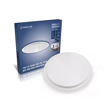 Asalite LED Mennyezeti Lámpa SOFIA 72W 3000K/4000K/6500K (6120 lumen) Kerek +Távirányító CCT