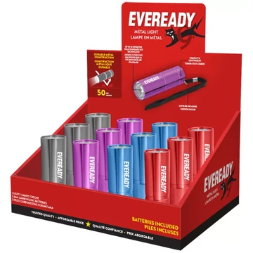 Eveready Metal Elemlámpa