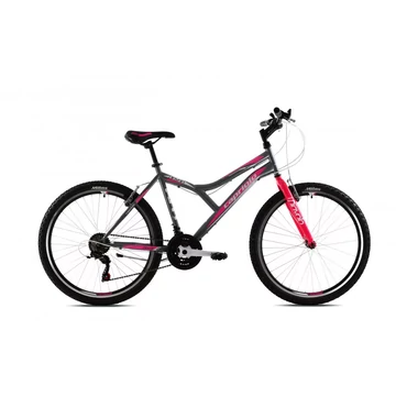 Capriolo Diavolo 600 26" női MTB kerékpár 17" Grafit-Rózsaszín 