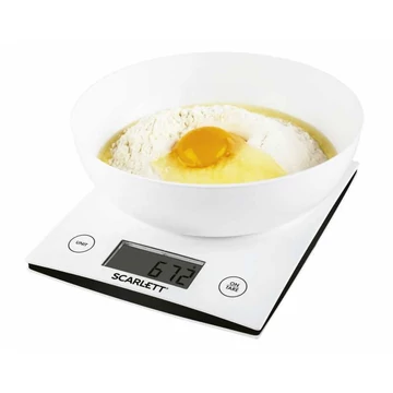 Scarlett SCKS57B10 tálas konyhai mérleg digitális kijelzővel max. 5kg