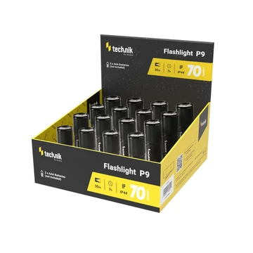 Technik Elemlámpa P9 (3xAAA/nem tartozék) 9LED (70 lumen)