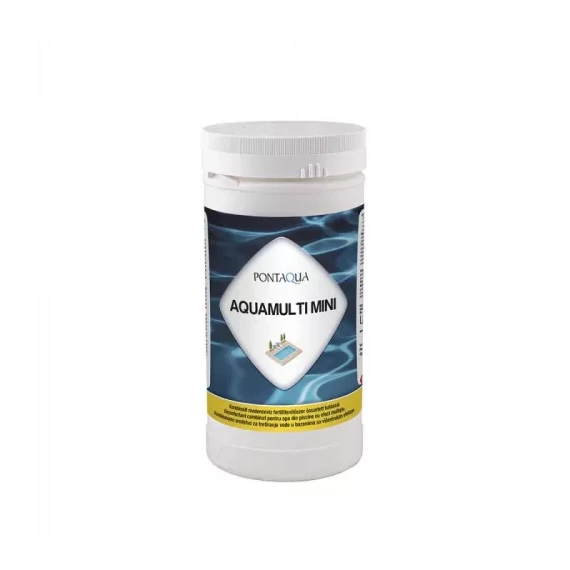 Aquamulti Mini hármas hatású kombinált vízkezelő kis medencékhez 20 g /1 kg