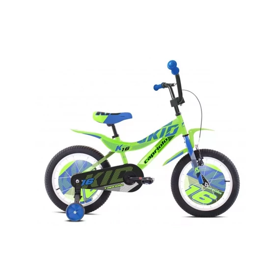 Capriolo Motocross 16&quot; gyerek kerékpár Zöld-Kék