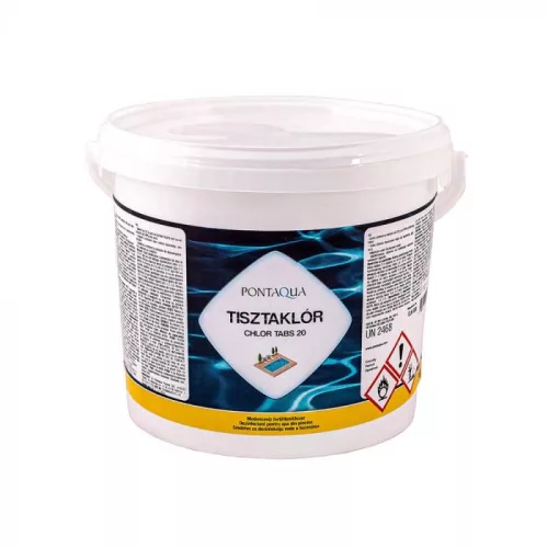 Tisztaklór lassan oldódó 20 g-os klórtabletta 3 kg 